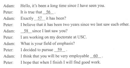 2022年贵州成人高考专升本英语预习打卡试题及答案七