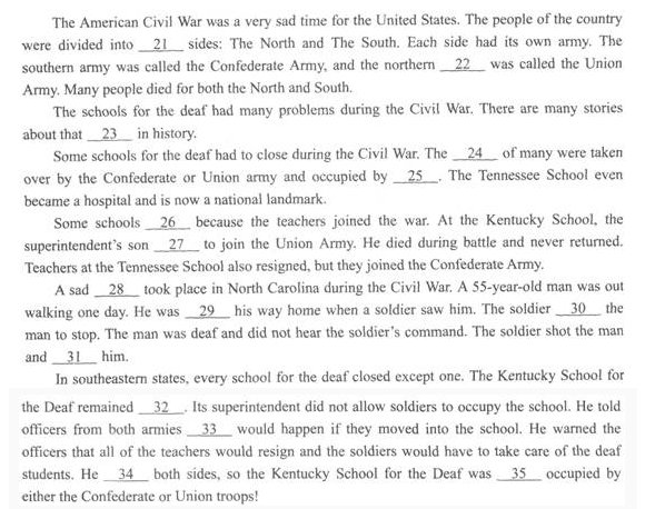 2022年贵州成人高考专升本英语预习打卡试题及答案五