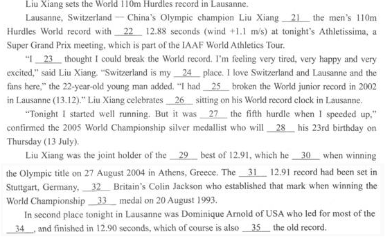 2022年贵州成人高考专升本《英语》易错试题及答案九 2022年贵州成人高考专升本《英语》易错试题及答案九