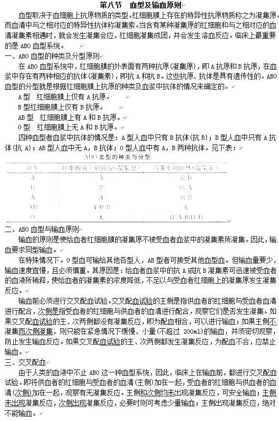 2022年贵州成人高考专升本医学综合第二部分第三章考点
