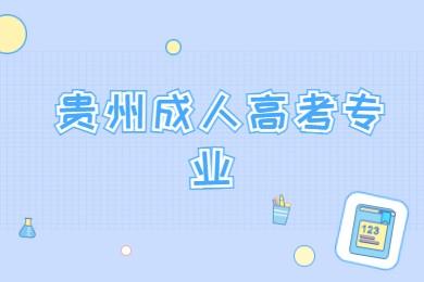 贵州省成人高考热门专业