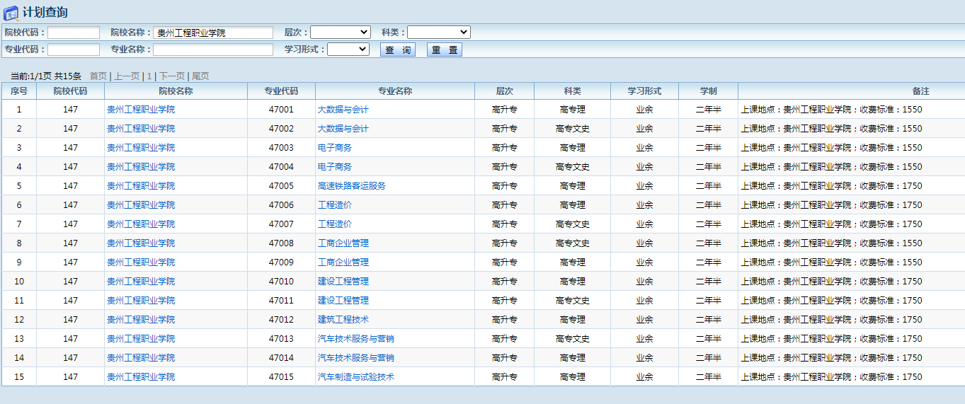 2022年黔东南成人高考能报考什么专业(图3)