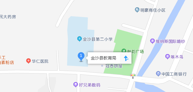 金沙县教育局导航路线图